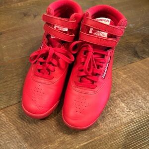 Reebok Red Athletic Shoes for Women